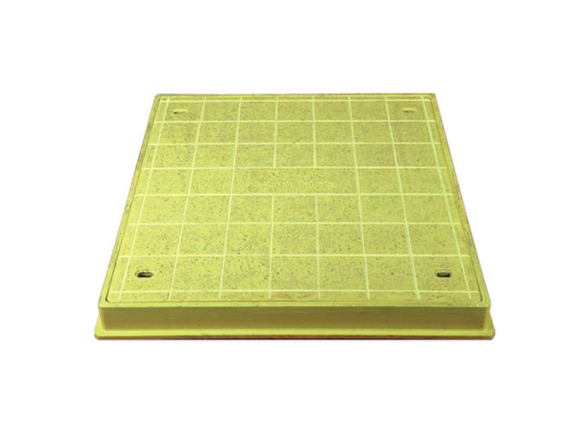 smc玻璃鋼(gāng)-仿花(huā)磚井蓋